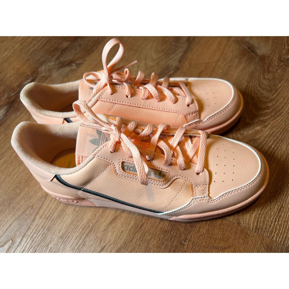 Adidas‎ Continental 80 Sneaker Womens Peach Pink Excellent Retro Low Top